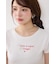 ラインストーンコンパクトロゴTシャツ