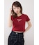ラインストーンコンパクトロゴTシャツ