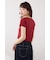 ラインストーンコンパクトロゴTシャツ