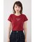 ラインストーンコンパクトロゴTシャツ