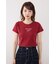ラインストーンコンパクトロゴTシャツ