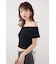 【AKB48 行天優莉奈さん着用アイテム】レースアップオフショルニットトップス