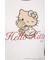 【HELLO KITTY】グリッターロゴミニTシャツ