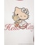 【HELLO KITTY】グリッターロゴミニTシャツ