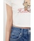 【HELLO KITTY】グリッターロゴミニTシャツ