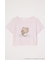 【HELLO KITTY】グリッターロゴミニTシャツ