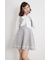 【乃木坂46 金川紗耶さん着用】リボンシャツフレアニットミニワンピース