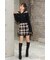 【≠ME 鈴木瞳美さん着用】カーデセットフードミニニットワンピース