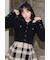 【≠ME 鈴木瞳美さん着用】カーデセットフードミニニットワンピース