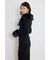 【≠ME 鈴木瞳美さん着用】フェイクファーカラーリボンニットワンピース