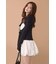 【≠ME 鈴木瞳美さん着用】ドッキングバルーンミニワンピース