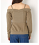 OFF SHOULDER SWEAT SHIRT