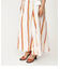 MULTI STRIPE CACHE COEUR GOWN