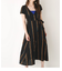 MULTI STRIPE CACHE COEUR GOWN