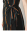 MULTI STRIPE CACHE COEUR GOWN