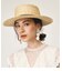 LONG BRIM STRAW HAT