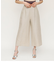 LINEN WIDE CROP PT