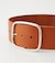 OVAL BACKLE WIDE BELT