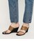 SQUARE WEDGE SANDAL