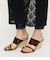 SQUARE WEDGE SANDAL