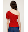 ONE SHOULDER PUFF SLEEVE TOPS