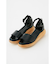 WOOD WEDGE SANDAL