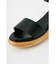 WOOD WEDGE SANDAL