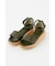 WOOD WEDGE SANDAL