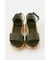 WOOD WEDGE SANDAL