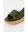 WOOD WEDGE SANDAL