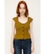 FRONT BUTTON KNIT TOPS