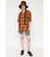 BLURRED PLAID シャツ