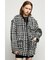 TWEED PATTERN NO COLLAR ジャケット