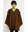 WOOL BLEND PONCHO コート