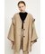 WOOL BLEND PONCHO コート
