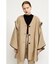 WOOL BLEND PONCHO コート