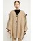 WOOL BLEND PONCHO コート