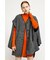 WOOL BLEND PONCHO コート