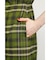 COLOR PLAID BACK GATHER S／ワンピース