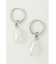 F／PEARL HOOP EARRINGS