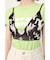 PATCHY PATTERN KNIT BRA