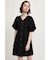 V／N TUCK PUFF SLEEVE ショートワンピース