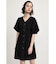 V／N TUCK PUFF SLEEVE ショートワンピース