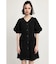 V／N TUCK PUFF SLEEVE ショートワンピース