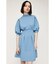 TUCK PUFF S／L FLARE ワンピース