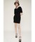 CUT RIB HENRY NECK ショートワンピース