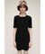 CUT RIB HENRY NECK ショートワンピース