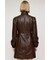 F／LEATHER PUFF SLEEVE ワンピース