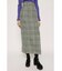 ASYMMETRY CHECK SLIT スカート