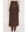 ASYMMETRY CHECK SLIT スカート